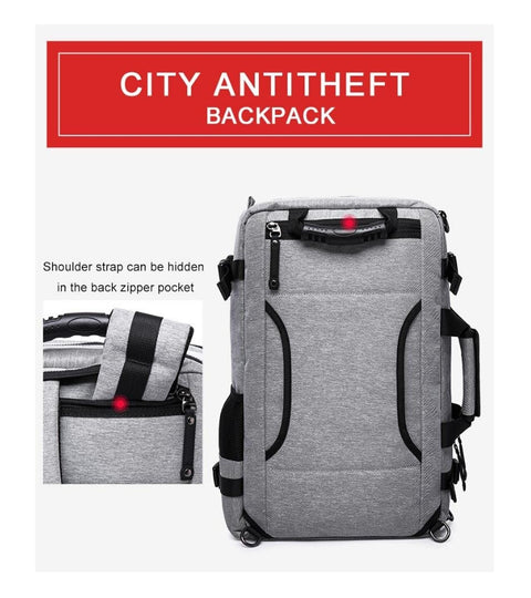 High Capacity 15.6" Laptop Anti theft Men Business Luggage  Waterproof Travel Backpacks