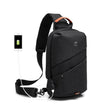 Men Messenger Bag Fashion Causal Chest Bag Pack Anti Theft Shoulder Crossbody bags for Teenage travel bag fit mobile phone bag
