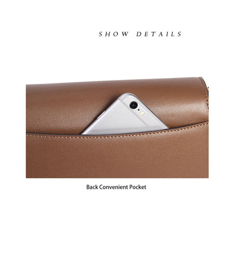 Genuine Leather Retro Women Crossbody Bag High Quality Elegant Shoulder Messenger Bags