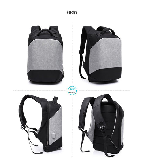 KAKA Men Backpacks USB Charge 15.6 Laptop Backpack Anti theft Waterproof Mochilas Male Women Backpack Casual Travel back bag