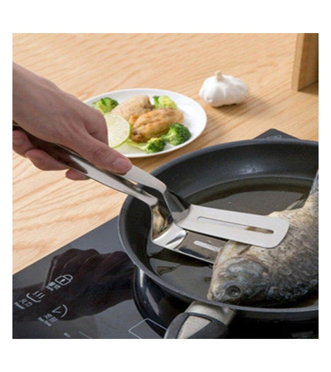 Stainless Steel Frying Pancake Fish Pizza Beef Shovel Steak Clip Household Kitchenware
