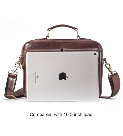 Brand New Cowhide Leather Messenger Bag Men Genuine Leather Handbag Male Travel Pad Shoulder Bag for Men Office Briefcase Totes
