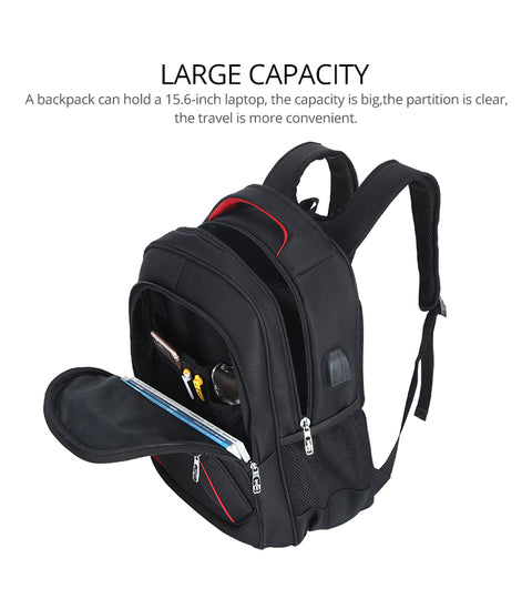 Waterproof Solid Large Backpack for Men