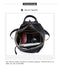 Genuine Leather Daily Casual Backpack For Women Classic Black Vintage Knapsack High Quality