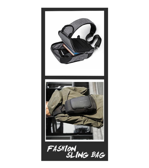Casual Fashion Men Oxford Waterproof Crossbody Bag for Short Trip Business Travel bag