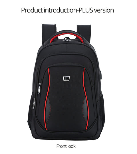 Waterproof Solid Large Backpack for Men