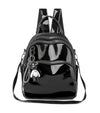 New Women Backpack Female PU Leather Backpack Small Student Backpack