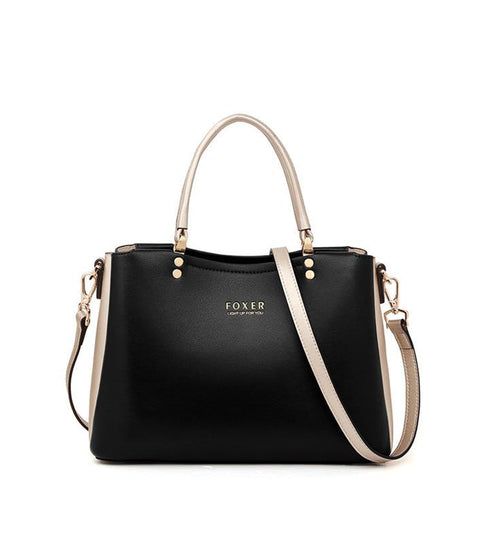 Elegant Fall Winter Bag Leather Handbag Simple Tote Large Capacity Purse Messenger Bag for Women
