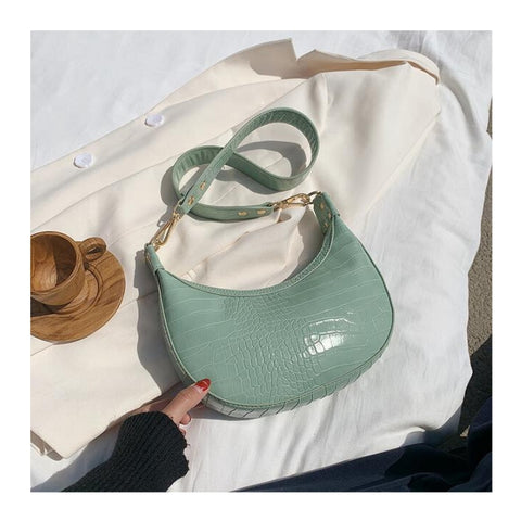 Stone Pattern Retro PU Leather Crossbody Bags For Women 2020 Small Shoulder Messenger Bag
