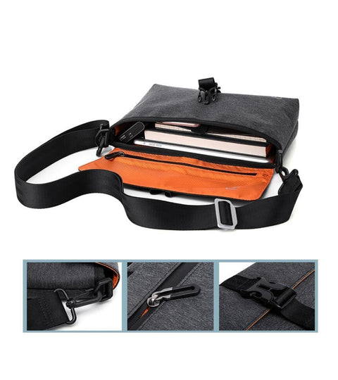 Casual Fashion Men Oxford Waterproof Crossbody Bag for Short Trip Business Travel bag