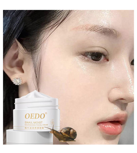 Anti Wrinkles Snail Face Cream Health Hyaluronic Acid Foundation Cream For Face Whitening Skin Care Moisturizer Facial Serum