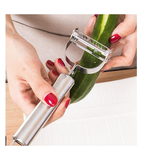 Stainless Steel Potato Cucumber Carrot Grater Peeler Vegetables Fruits Slicer Kitchen Tool
