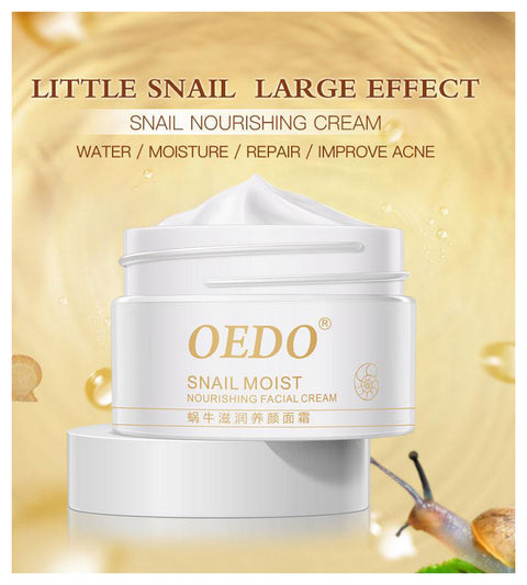 Anti Wrinkles Snail Face Cream Health Hyaluronic Acid Foundation Cream For Face Whitening Skin Care Moisturizer Facial Serum