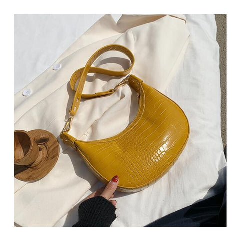 Stone Pattern Retro PU Leather Crossbody Bags For Women 2020 Small Shoulder Messenger Bag