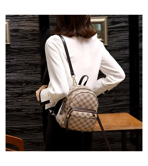 Mochila  Zipper Women Backpack | Retro Schoolbag Girls Flora Printing Travel Book Bag