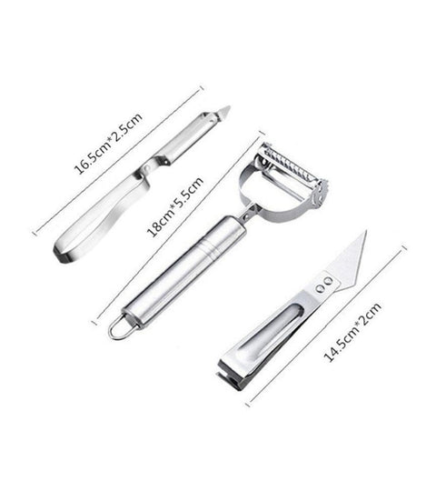 Stainless Steel Potato Cucumber Carrot Grater Peeler Vegetables Fruits Slicer Kitchen Tool