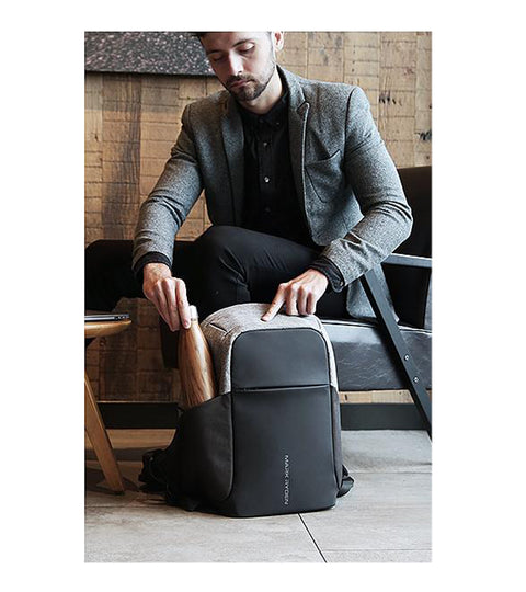 Multifunction USB charging Men 15" Laptop For Teenager Fashion Travel anti theft backpack