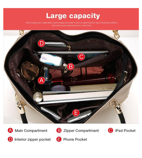 FOXER Brand Women's Cow Leather Handbags Female Shoulder bag designer Luxury Lady Tote Large Capacity Zipper Handbag for Women