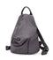 Genuine Leather Daily Casual Backpack For Women Classic Black Vintage Knapsack High Quality