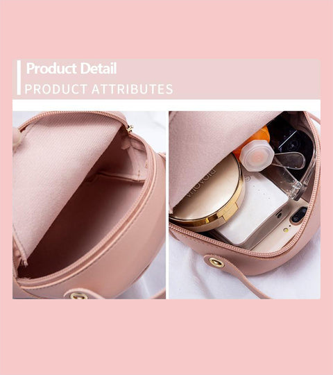 Fashion Mini Backpack Women PU Leather Simple Shoulder Bag Multi-Function Ladies Small Bagpack School Backpack For Teenage Girls