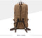 Scione Men Large Capacity Cylinder Backpacks Canvas Luggage Shoulder Bags Duffle Travel Waterproof Solid Leather Casual Case