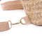 Ladies Fashion Straw Pearl Backpack Zipper Travel Casual Summer Multifunction Shoulder Bag