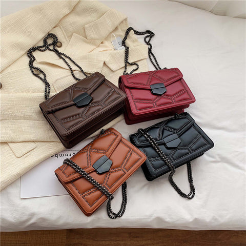 Rivet Chain Small Crossbody Bags For Women 2020 Shoulder Messenger Bag Lady Luxury Handbags