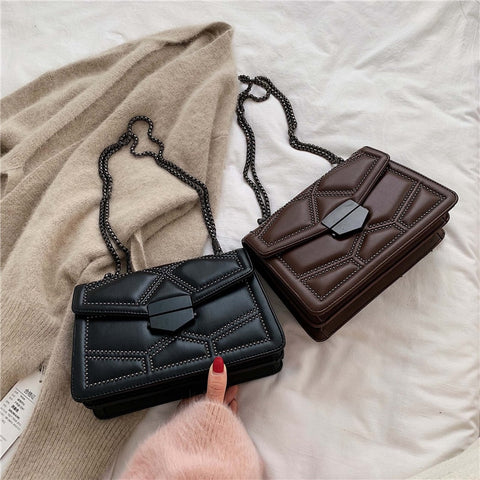 Rivet Chain Small Crossbody Bags For Women 2020 Shoulder Messenger Bag Lady Luxury Handbags