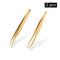 Professional Eyelashes Tweezers For Lashes Extension Nipper Stainless Steel High Precision Eyelash Extension Tweezers Set