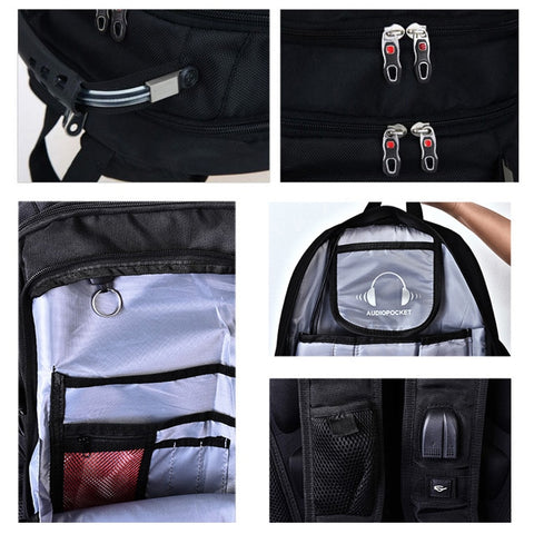 Men's Travel Bag Man Swiss Backpack Polyester Bags Waterproof Anti Theft Backpack Laptop Bag