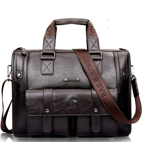 LEINASEN Brand High Capacity Men briefcase Business Messenger Handbags Men Bags Laptop Handbag Bag Men's Travel Bags HighQuality
