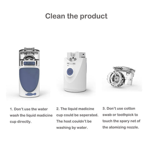 Portable Nebulizer, Handheld Nebulizer for Home Daily Use, Machine Primatene Mist Inhaler and Atomizer for travel