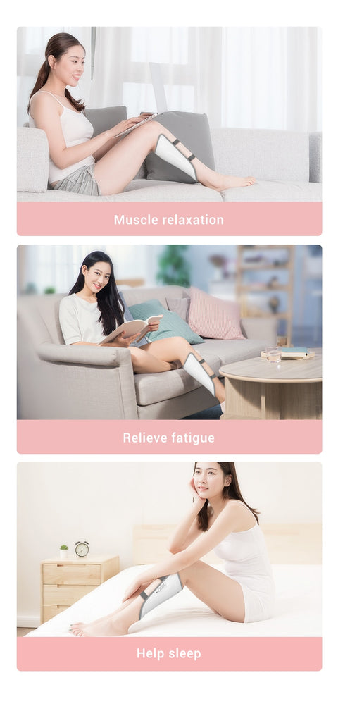 Shiatsu Electric Wireless Foot and Calf_massage Machine Patch Calves Blood Circulator Vibrator Muscle Wraps Leg Massagers